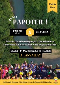 affiche 11 mars 2023 Karibu Reve